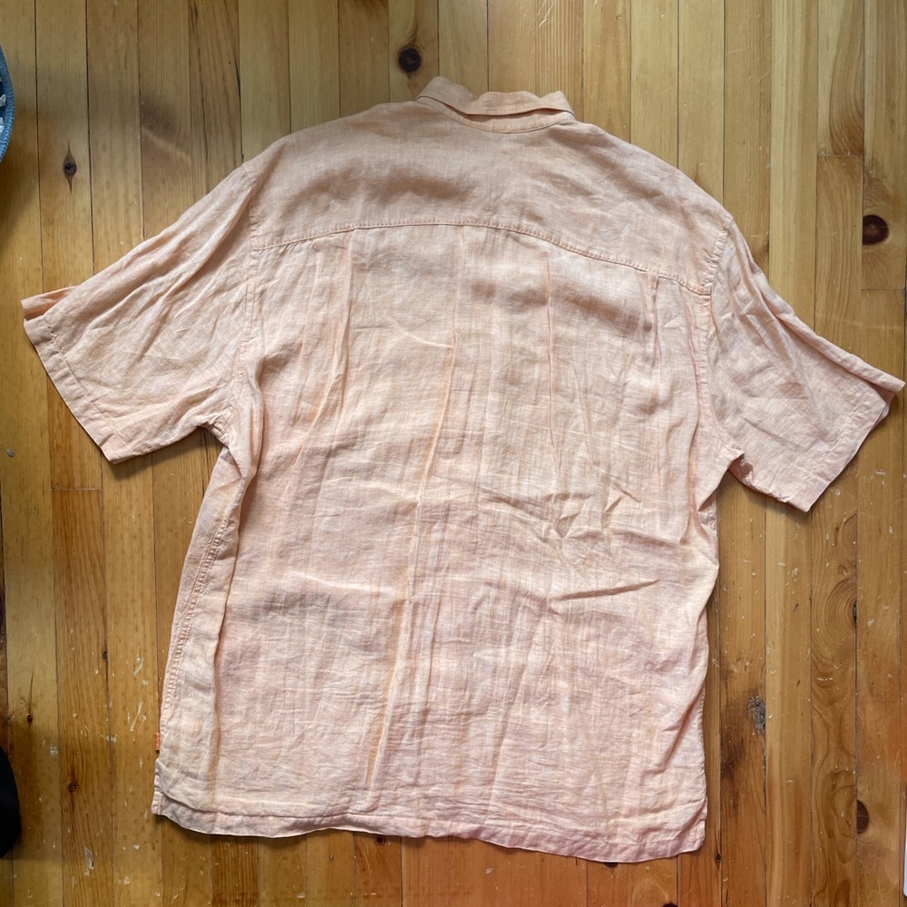 Tommy bahama 100% linen shirt 2XT - Picture 2 of 3